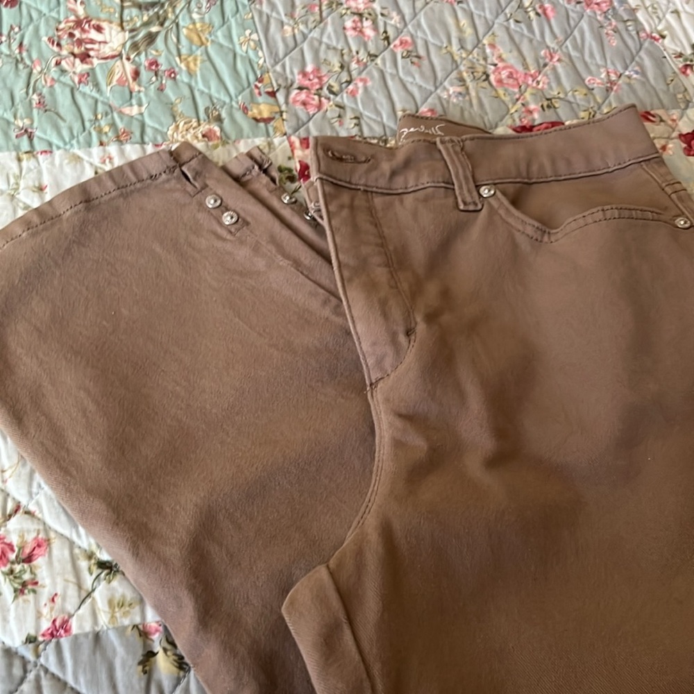 Gloria Vanderbilt tan capris - Picture 6 of 6
